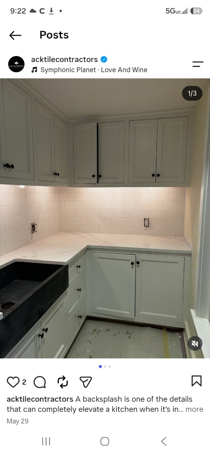 Original ACK kitchen project: Classic white subway